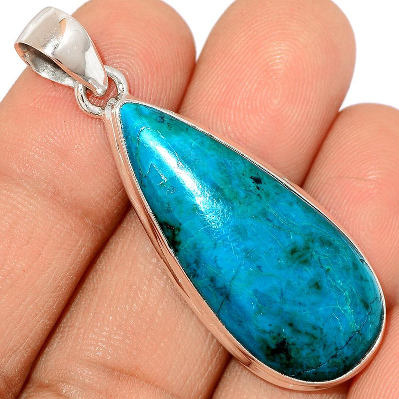 1.8" Chrysocolla Peru Pendants - CCPP829
