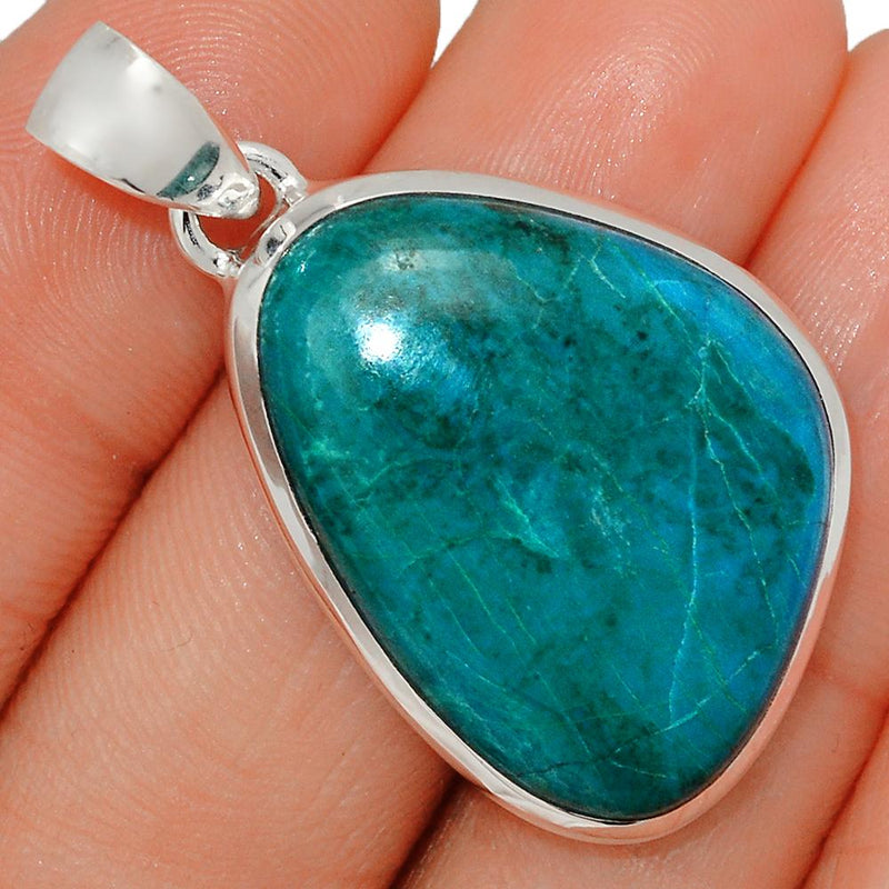 1.6" Chrysocolla Peru Pendants - CCPP878