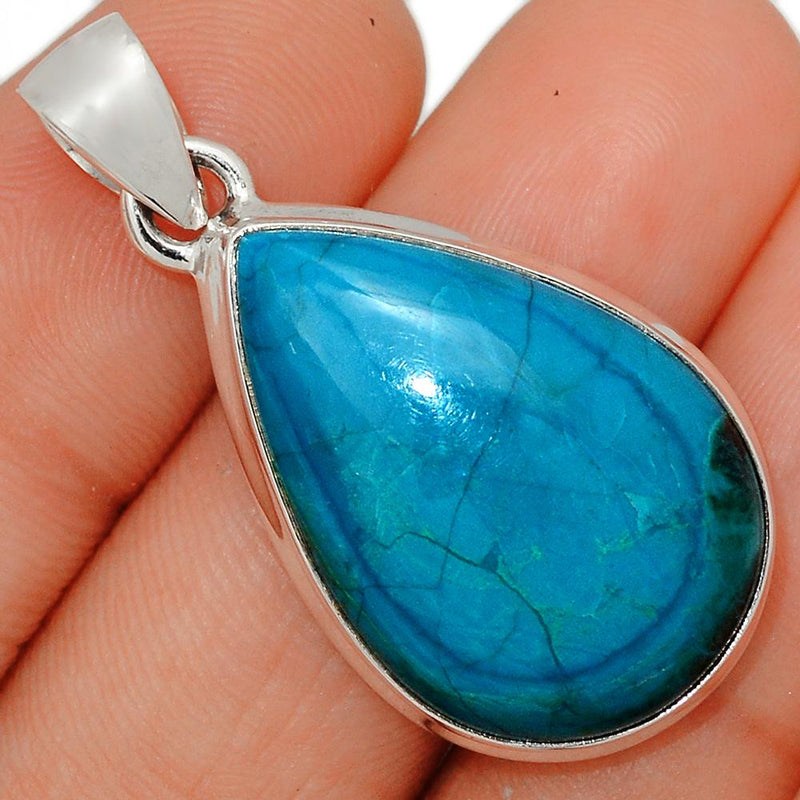 1.5" Chrysocolla Peru Pendants - CCPP883