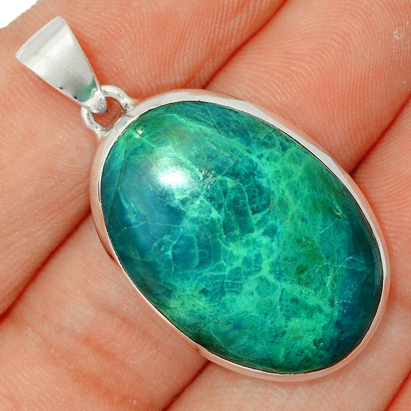 1.5" Chrysocolla Peru Pendants - CCPP962