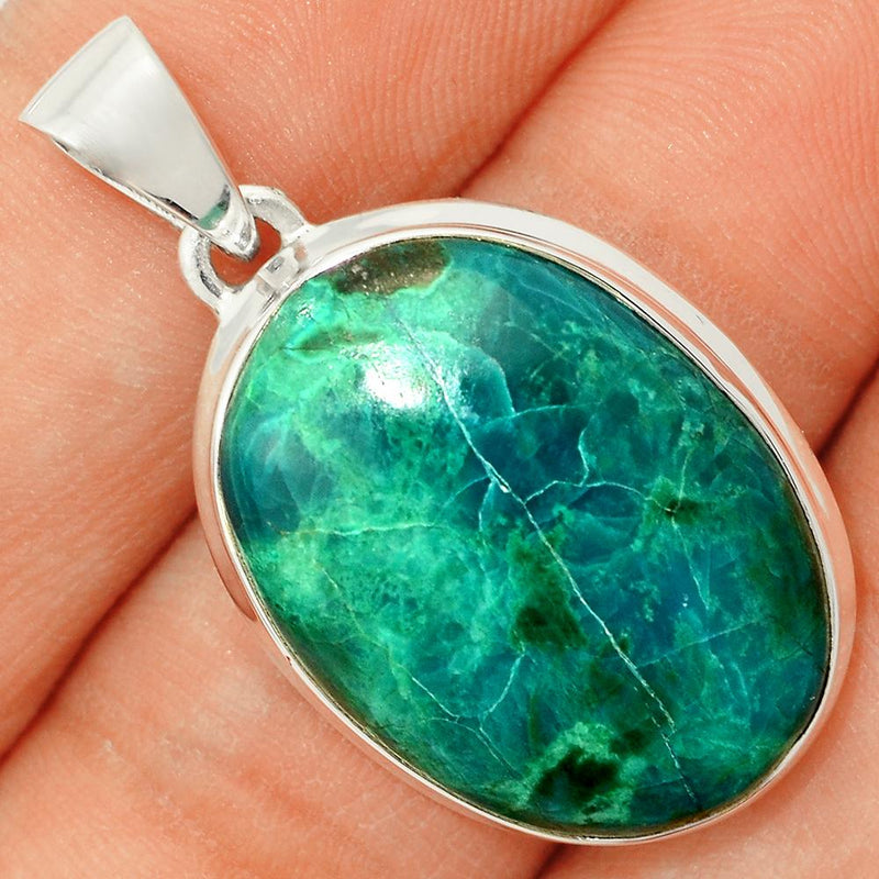 1.3" Chrysocolla Peru Pendants - CCPP970