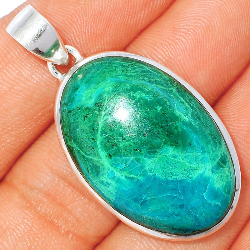 1.7" Chrysocolla Peru Pendants - CCPP974