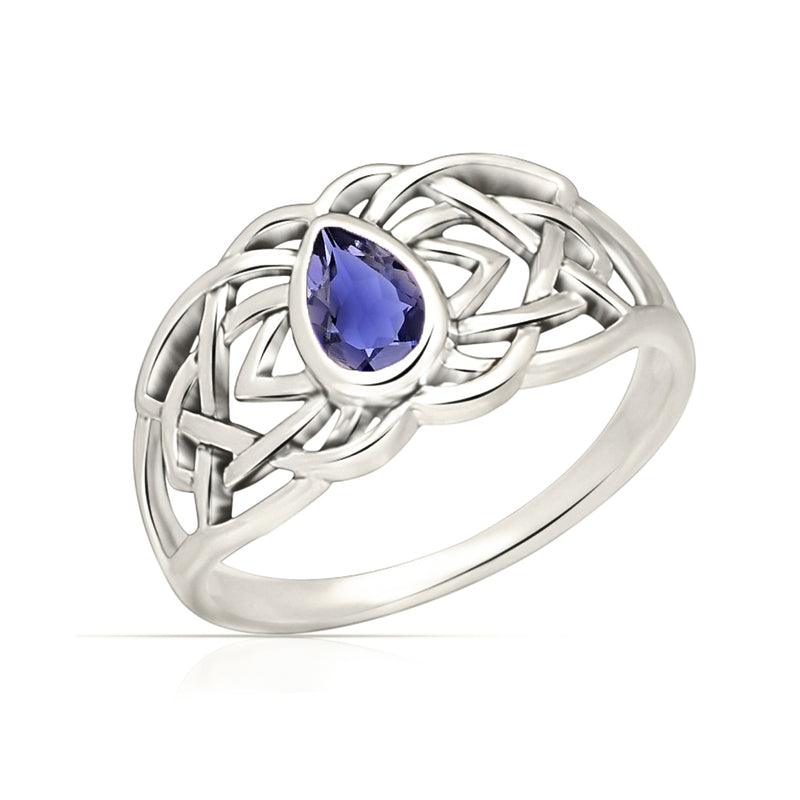 Celtic - Iolite Ring - CCR508-I Catalogue