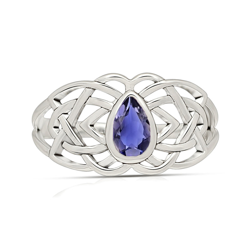 Celtic - Iolite Ring - CCR508-I Catalogue