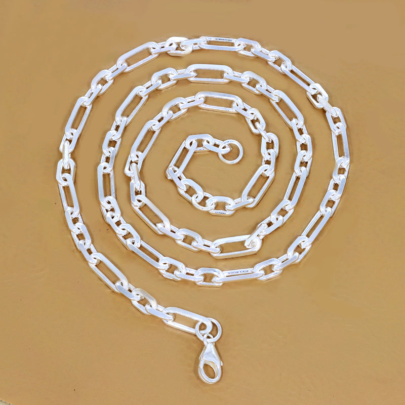 Figaro Silver Chain :: 2.5 MM - EFC76