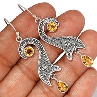 Citrine Earring-CITE1427