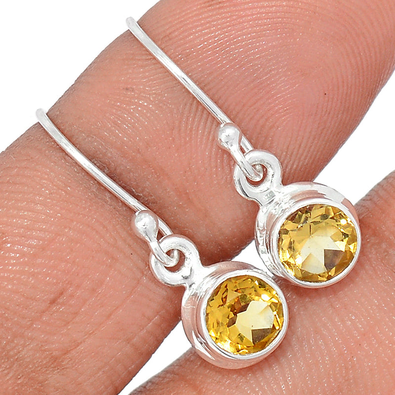 1" Citrine Earrings - CITE1799