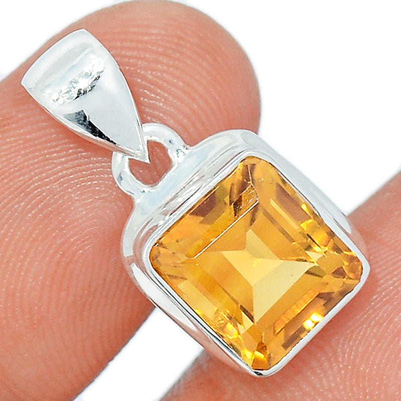 1" Citrine Pendants - CITP2372