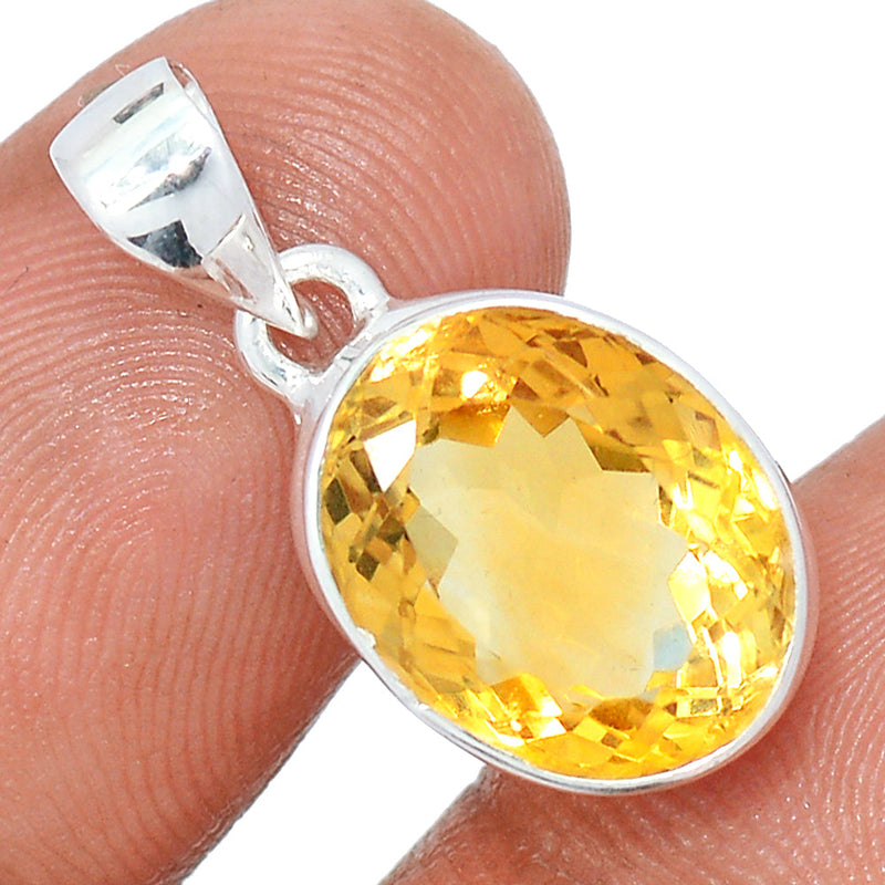 1" Citrine Pendants - CITP2392