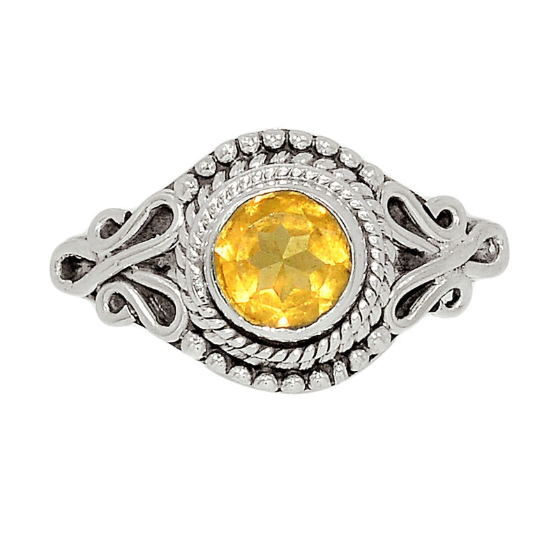 Small Filigree - Citrine Ring - CITR1066
