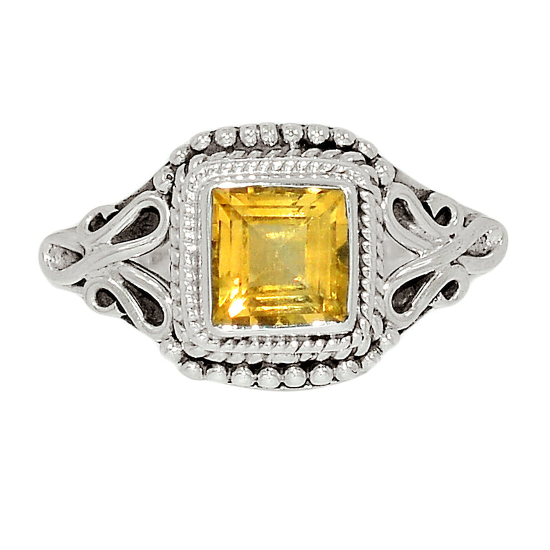 Small Filigree - Citrine Ring - CITR1067