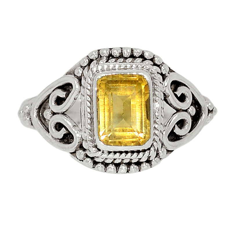 Small Filigree - Citrine Ring - CITR1096