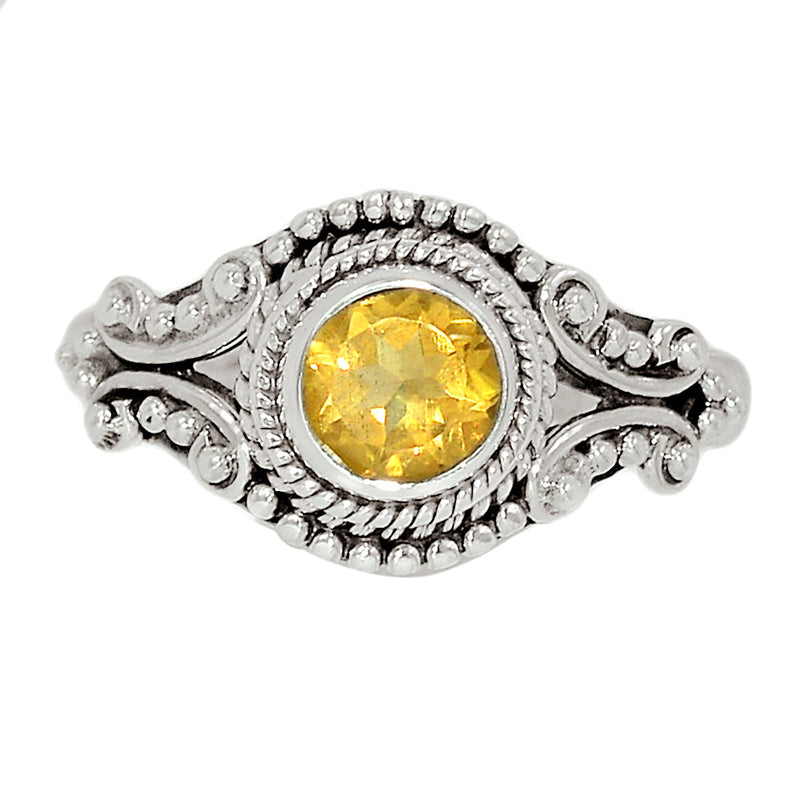 Small Filigree - Citrine Ring - CITR1099