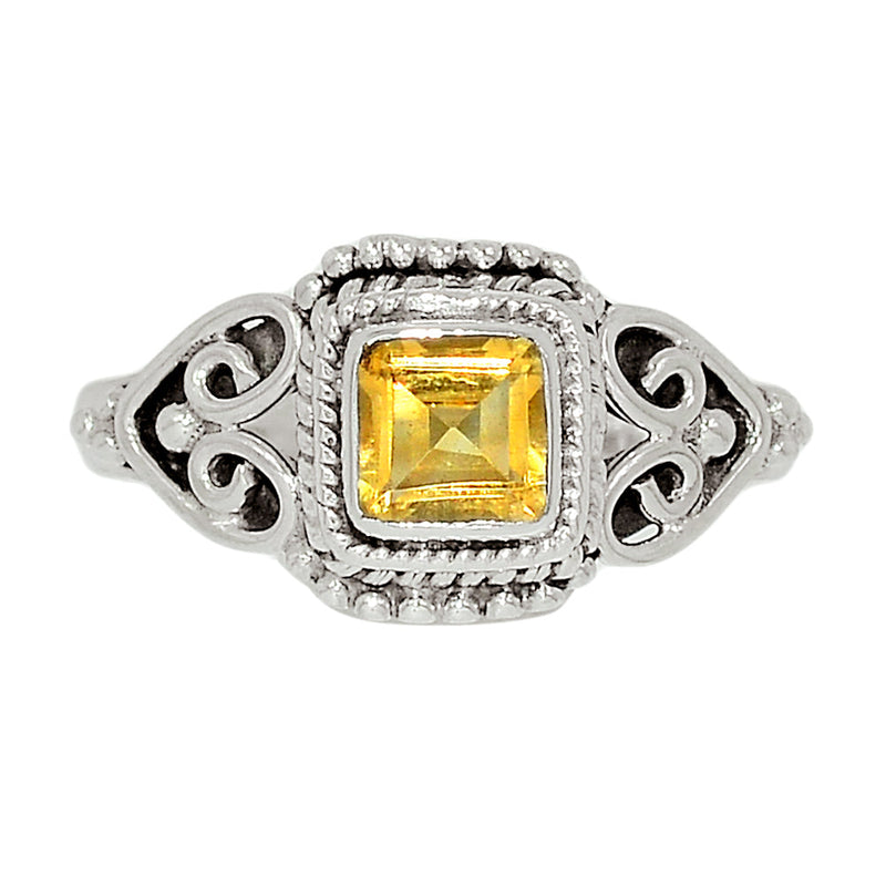 Small Filigree - Citrine Ring - CITR1100
