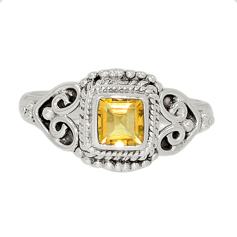 Small Filigree - Citrine Ring - CITR1102