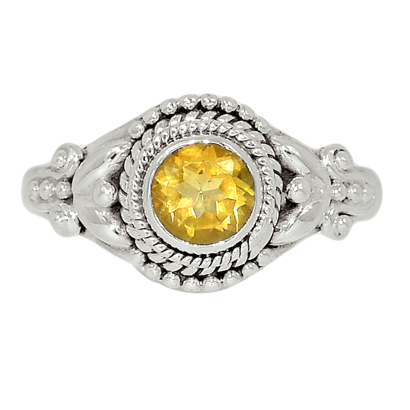 Small Filigree - Citrine Ring - CITR1104