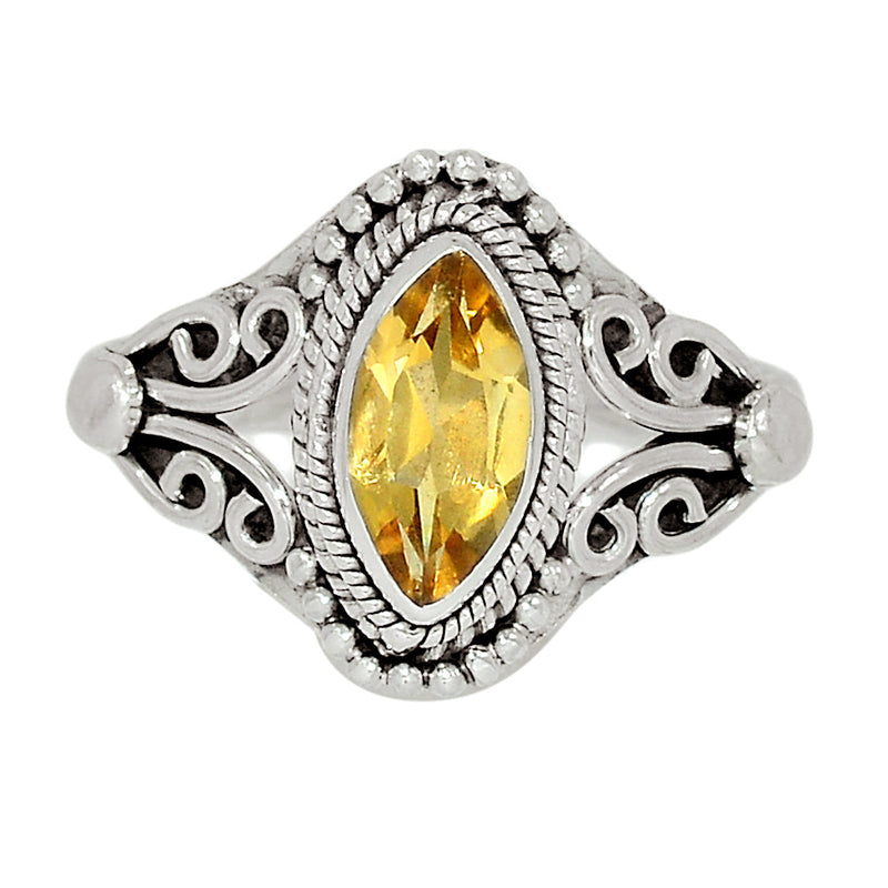 Small Filigree - Citrine Ring - CITR1106