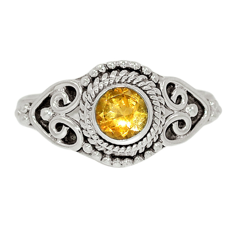 Small Filigree - Citrine Ring - CITR1110