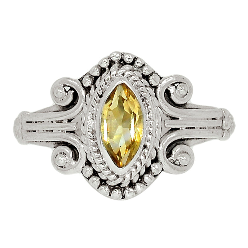 Small Filigree - Citrine Ring - CITR1114