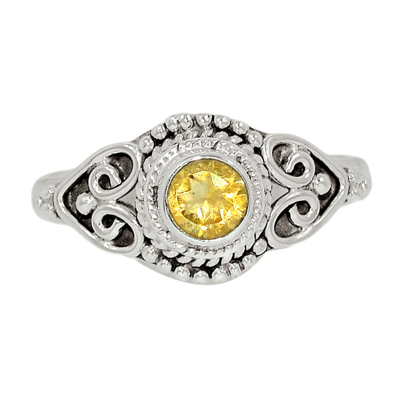 Small Filigree - Citrine Ring - CITR1115