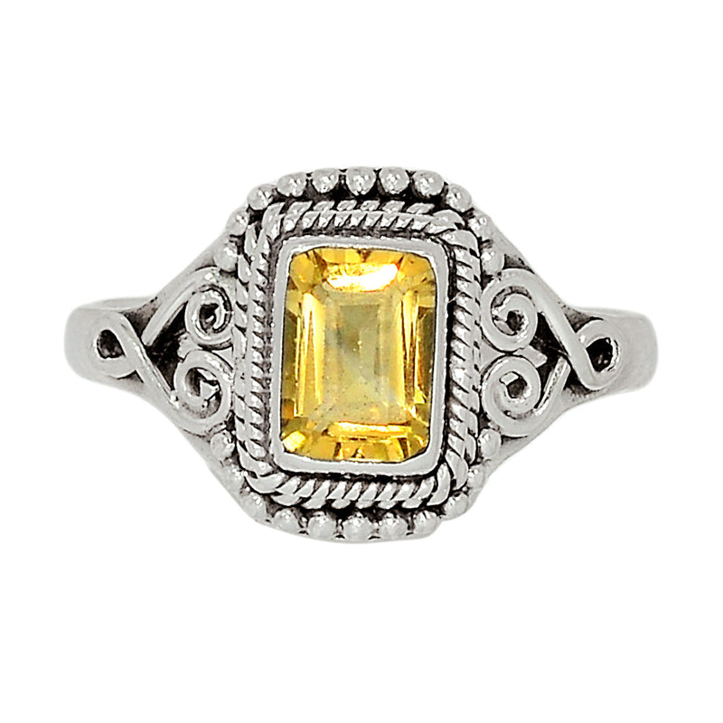 Small Filigree - Citrine Ring - CITR1121