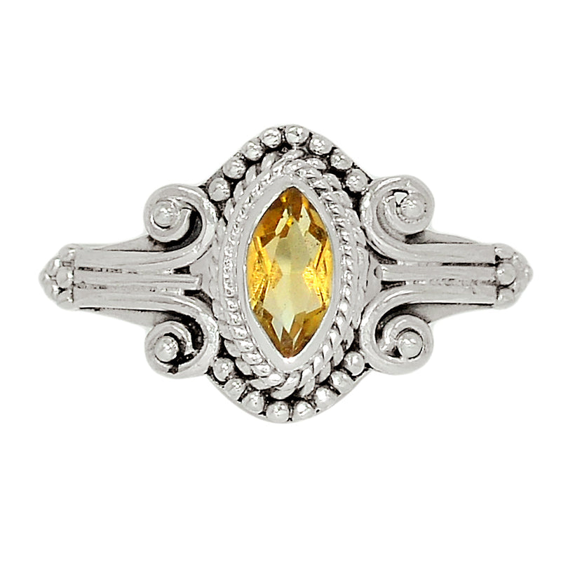 Small Filigree - Citrine Ring - CITR1122