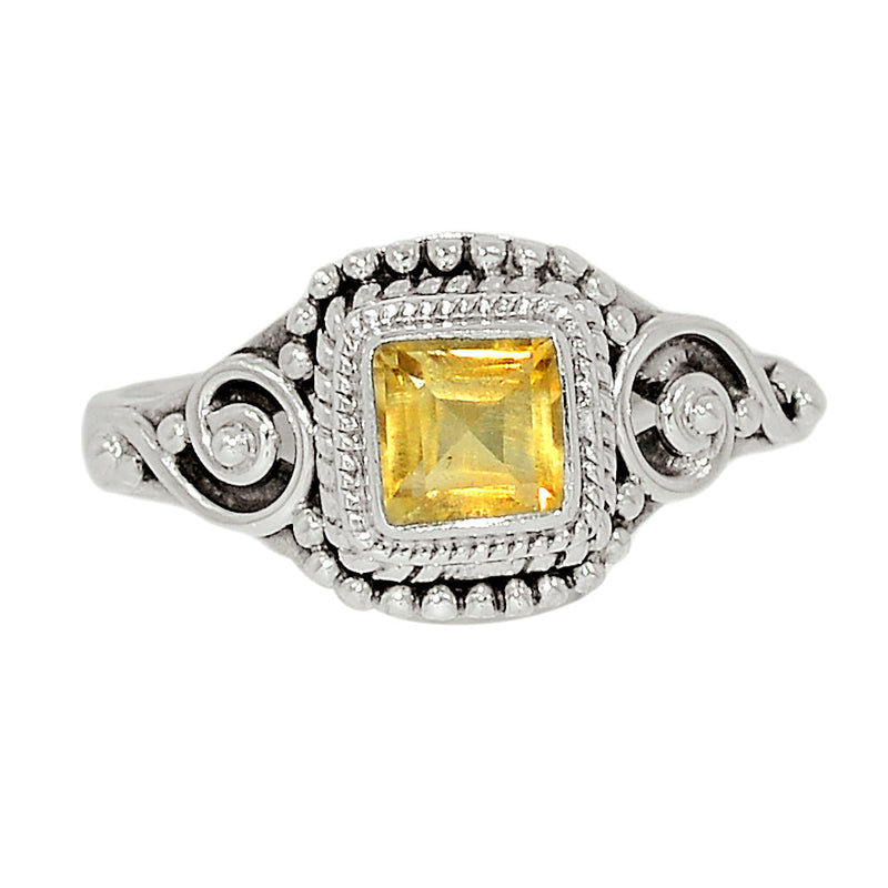 Small Filigree - Citrine Ring - CITR1142