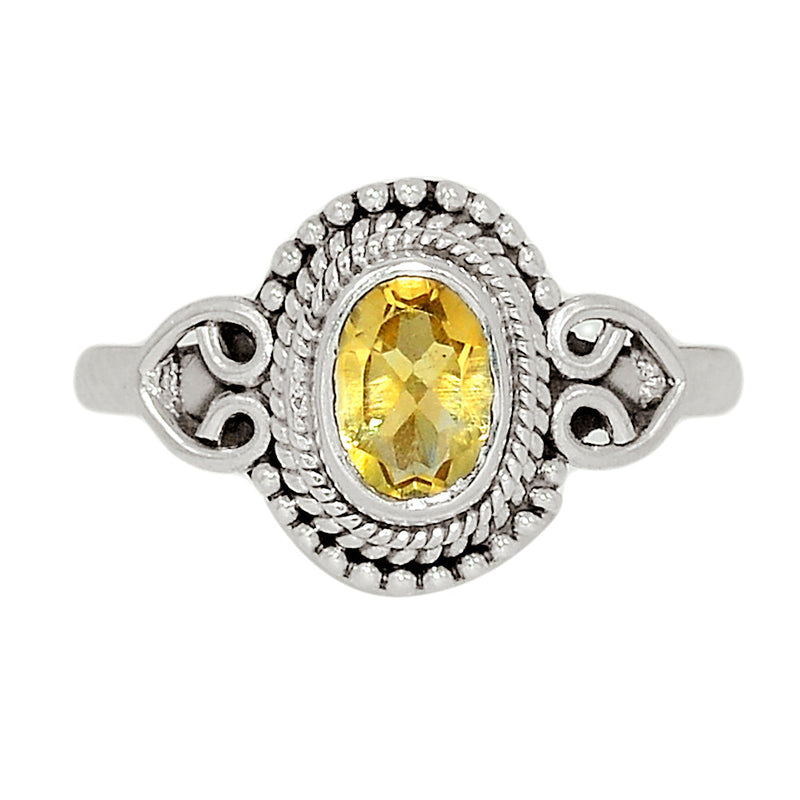 Small Filigree - Citrine Ring - CITR1151