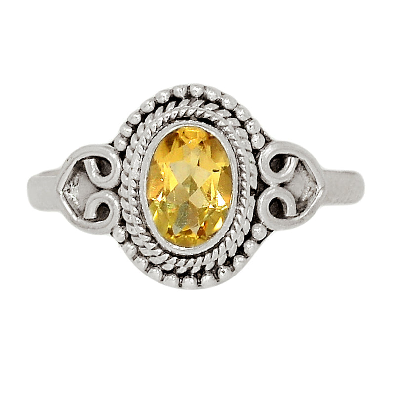 Small Filigree - Citrine Ring - CITR1158