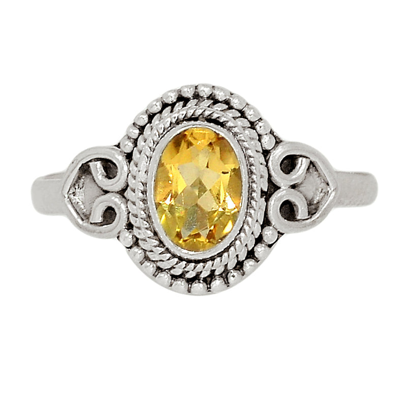 Small Filigree - Citrine Ring - CITR1160