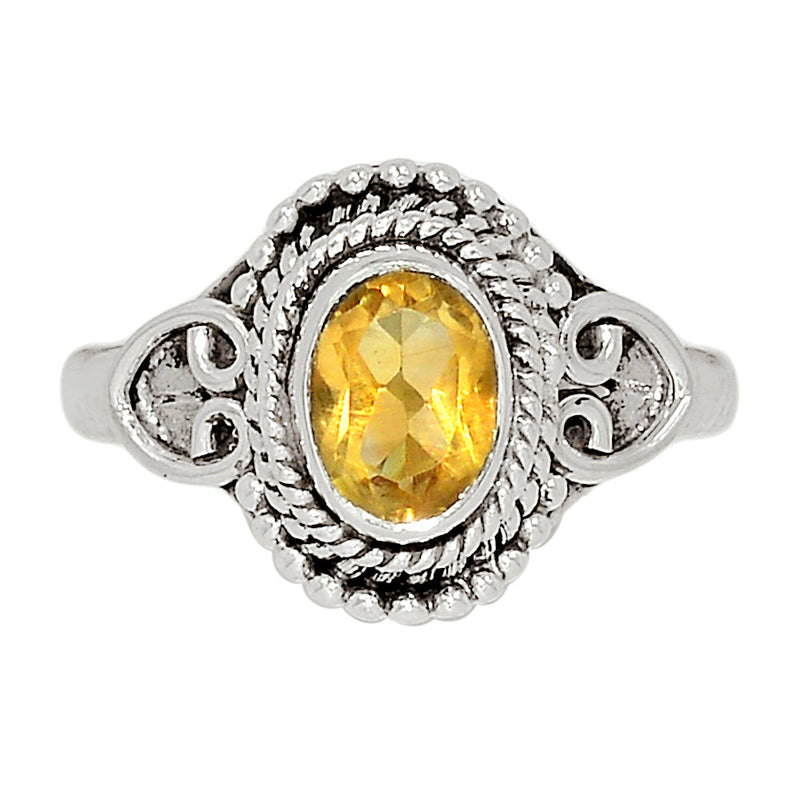 Small Filigree - Citrine Ring - CITR1169