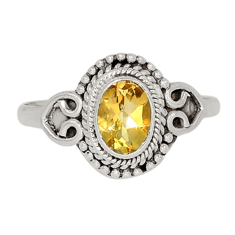 Small Filigree - Citrine Ring - CITR1171