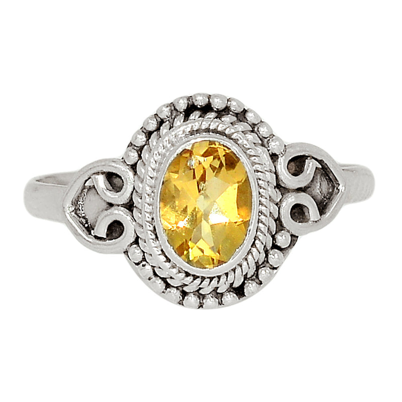 Small Filigree - Citrine Ring - CITR1175