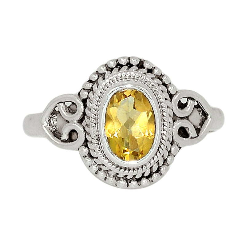 Small Filigree - Citrine Ring - CITR1182