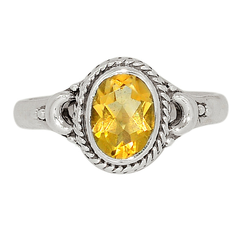 Small Filigree - Citrine Ring - CITR1201