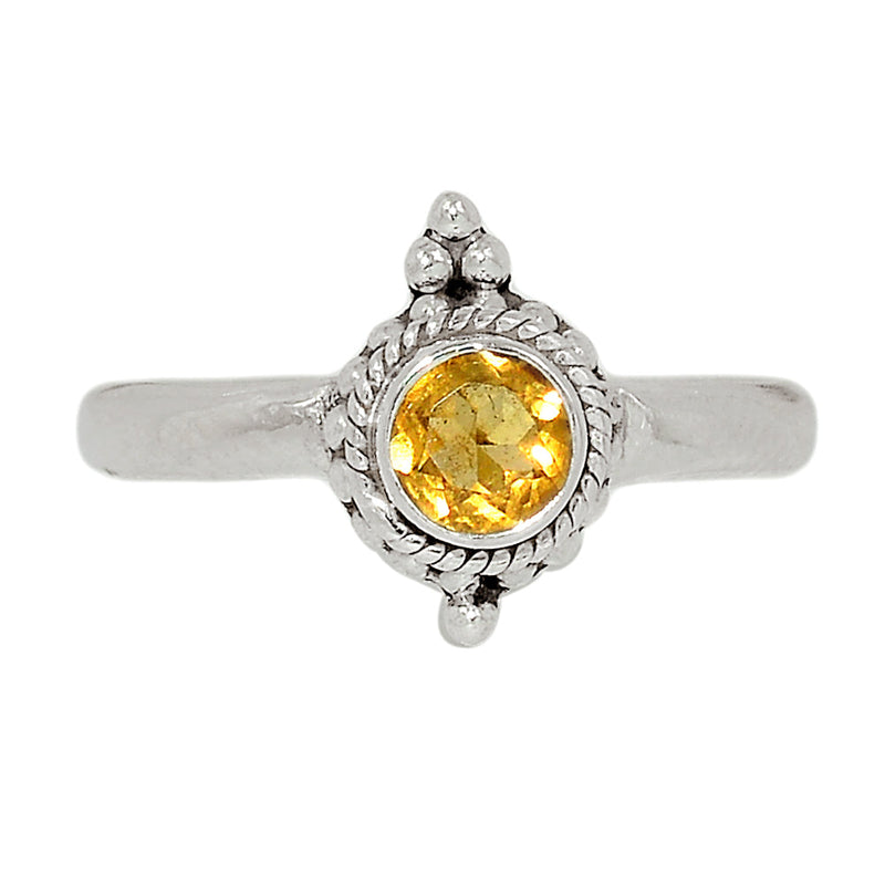 Small Filigree - Citrine Ring - CITR1213