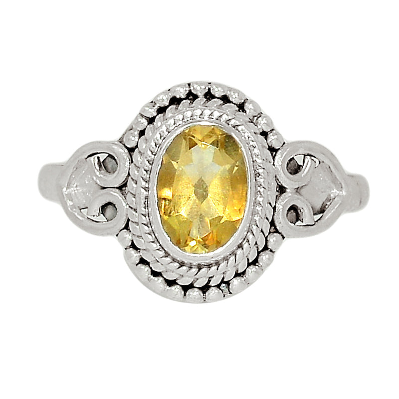 Small Filigree - Citrine Ring - CITR1223