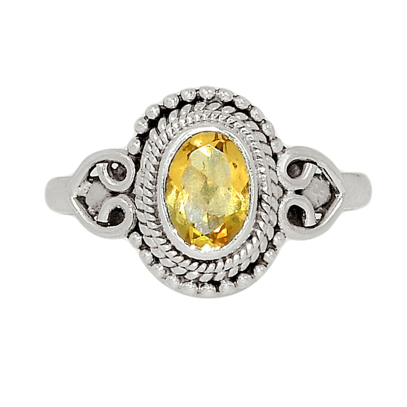 Small Filigree - Citrine Ring - CITR1227