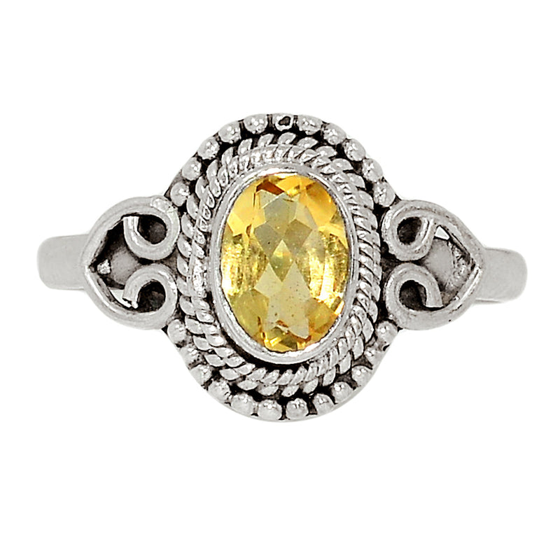 Small Filigree - Citrine Ring - CITR1228