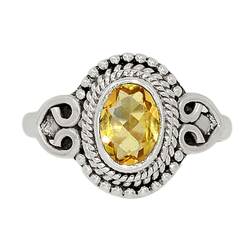 Small Filigree - Citrine Ring - CITR1230