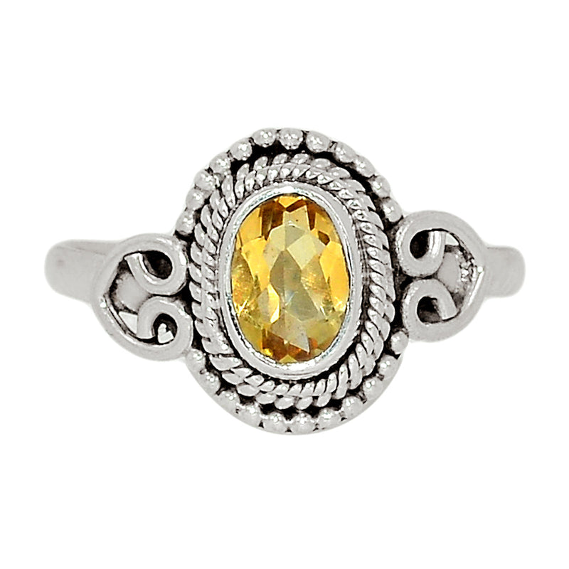 Small Filigree - Citrine Ring - CITR1232