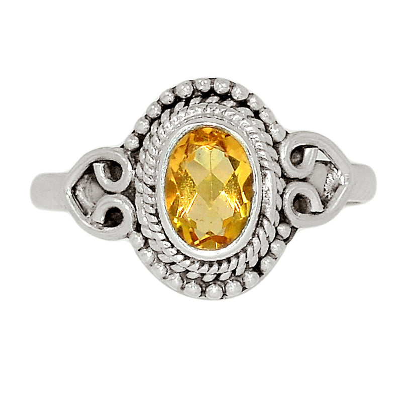 Small Filigree - Citrine Ring - CITR1238