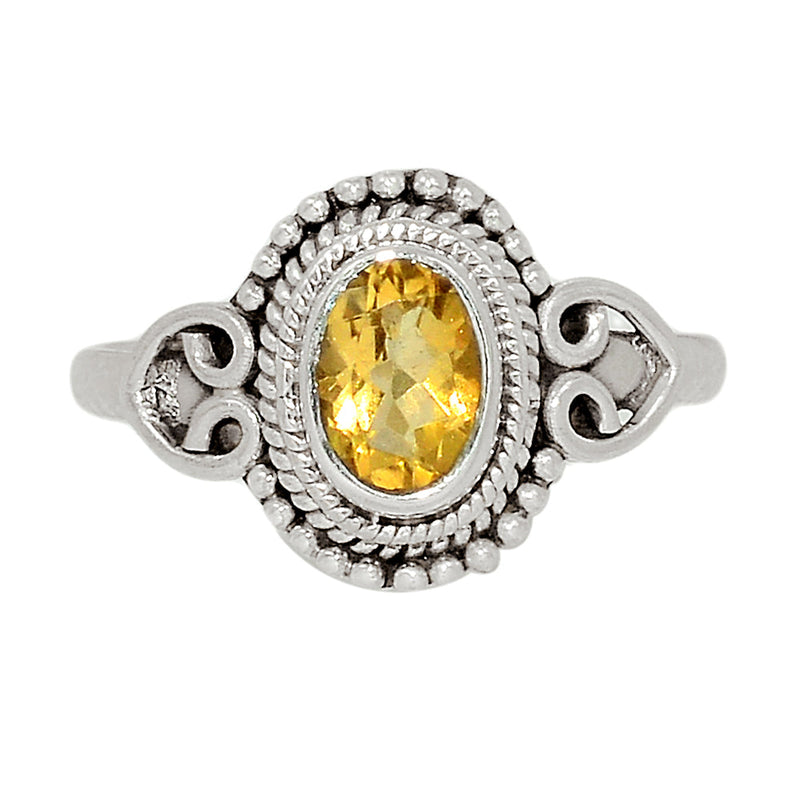 Small Filigree - Citrine Ring - CITR1247