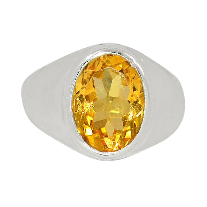 Solid - Citrine Ring - CITR1248