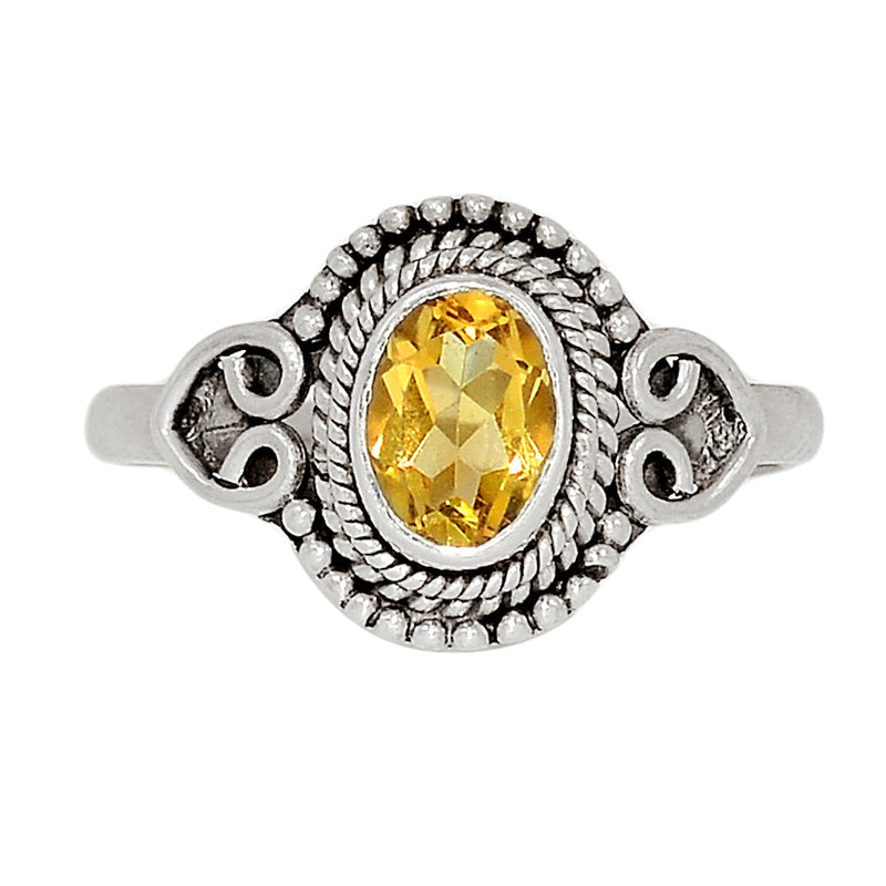 Small Filigree - Citrine Ring - CITR1251