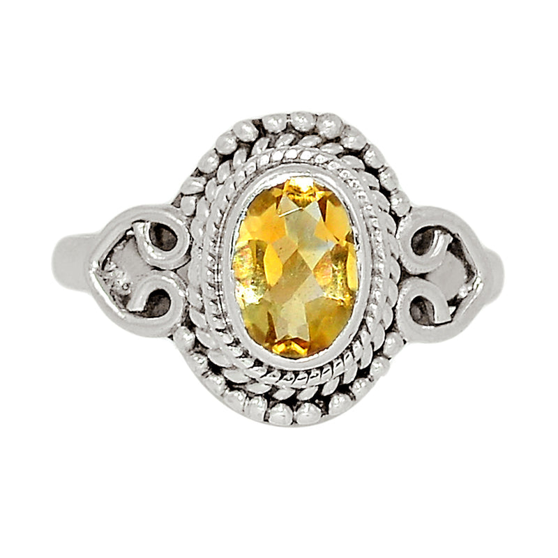 Small Filigree - Citrine Ring - CITR1252