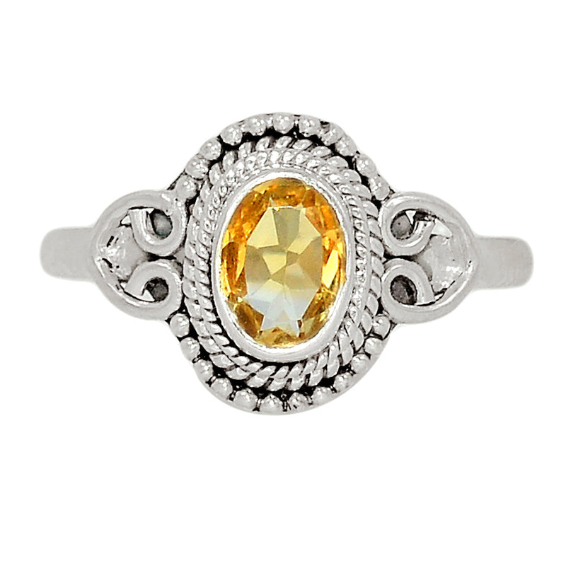 Small Filigree - Citrine Ring - CITR1255