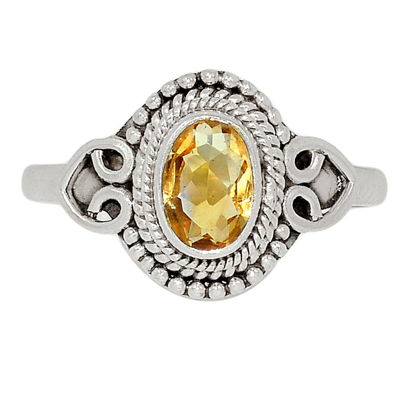 Small Filigree - Citrine Ring - CITR1258