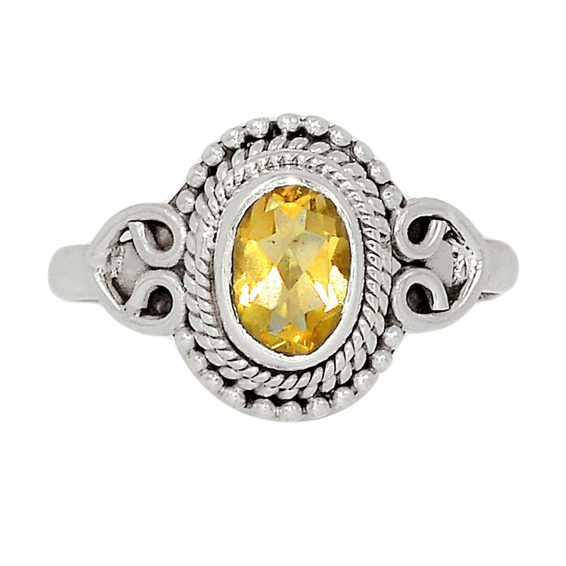 Small Filigree - Citrine Ring - CITR1260