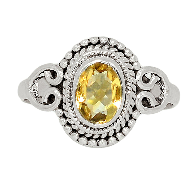 Small Filigree - Citrine Ring - CITR1263